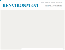 Tablet Screenshot of benvironment.org.uk